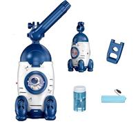 Smoke Automatic No Dip，,Kids Bubbles with Light, Bubb Toy Rechargeable Cute Smoke