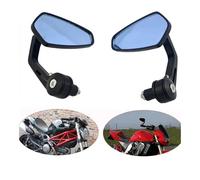 Smoke Blue Lens Rearview Mirrors For Motorcycle Handle Bar End 7/8' 22mm For Duc&ati For BM&W For Hon&da For Suzuki For Kawa&saki Motorcycle Rear View Mirrors