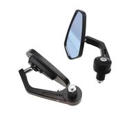 Smoke Blue Lens Side Rearview Mirrors Set For Motorcycle Handle Bar End 7/8' 22Mm For Ducati