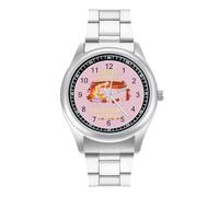 Smoke Brisket Not Meth Personalized Quartz Watch Stainless Steel Wrist Watches with Arabic Numerals for Men Women