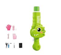 Smoke Bubble Machine - Elastic Bubble Fog Wand, Kids Magic Bubbles Gun Toy with Fog Effect & Colorful Light & Music, Interactive Soap Blower Outdoor Birthday Christmas Party Gift Games (C)