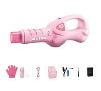 Smoke Bubble Machine for Kids, Touchable Elastic Bubble Fog Wand with Light & Music, Elastic Bubble Fog Wand with Fog Effect, Kids Magic Bubbles Gun Toy, Outdoor Party Gift for Boys & Girls (Pink-B)