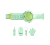 Smoke Bubble Machine Wand, 2025 New Fog Bubble Machine - Portable and Interactive Outdoor Toy, for Outdoor Accessories and Boys & Girls Age 3+ (Green)