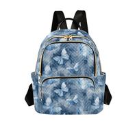 Smoke Butterfly Backpack Women Ladies Handbag Shoulder Bag Casual Daypack Gift for College Work Medium