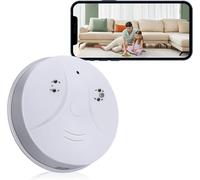 Smoke Detector with Spy Camera, 1080P HD WiFi Hidden Indoor Secret Nanny Camera Home Security Surveillance Camera Small Monitoring Camera with Remote App Control