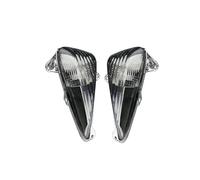 (Smoke) e MARK Motorbike Front Turn Signal Lights Indicator Lamp Blinker Clear