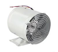 Smoke Extractor Fan 150mm with 600 m3/h Performance and Alloy Mesh Guard for Safe Operation in High-Traffic Commercial Environments (white)