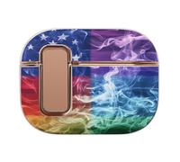 Smoke Gay LGBT Flag Printed Shockproof Protective Cover Compatible with Airpods Pro 2 Funny Earbud Case