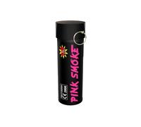 Smoke Grenade 60 Second Coloured Smoke Bomb CE Approved Non-Toxic Smoke Flare for Photoshoots Weddings Parties Gender Reveal Paintball Photography Effects - Available in 6 Colours (Pink)