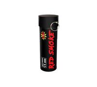 Smoke Grenade 60 Second Coloured Smoke Bomb CE Approved Non-Toxic Smoke Flare for Photoshoots Weddings Parties Gender Reveal Paintball Photography Effects - Available in 6 Colours (Red)