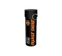 Smoke Grenade 60 Second Coloured Smoke Bomb CE Approved Non-Toxic Smoke Flare for Photoshoots Weddings Parties Gender Reveal Paintball Photography Effects - Available in 6 Colours (Orange)
