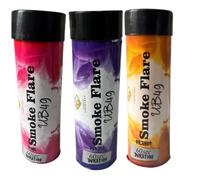 Smoke Grenades/Flares Pack of 3 for Paintball, Weddings, Photo-shoots & Special Effects 60 Second Duration (Orange, Purple, Pink)