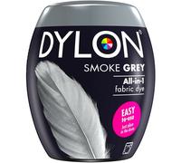 (Smoke Grey) DYLON Washing Machine Fabric Dye Pod for Clothes, 350g
