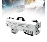Smoke Gun for Party, Handheld Fog Machine 1500W, 6-8 Meter Jet Range, with Lights, Strip, Nightclub Live Show Cannon, for Parties, DJ Events, and Stage Performances(White)