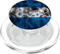 Smoke Honduras Flag - Style cloud PopSockets PopGrip for MagSafe