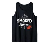 Smoke is My Cologne BBQ Smell Humor Grillmaster Funny BBQ Tank Top