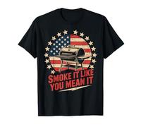 Smoke It Like You Mean It Meat Grilling BBQ T-Shirt