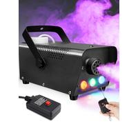Smoke Machine,500W 2000CFM Fog with Wireless Remote Controls, Fog Machine 3 LED Lights with Colorful Smoke, for Outdoor Halloween Party Wedding Stage Effect