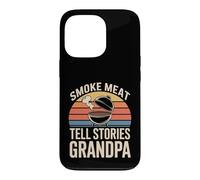 Smoke Meat Tell Stories Grandpa BBQ Grilling Case for iPhone 13 Pro