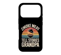 Smoke Meat Tell Stories Grandpa BBQ Grilling Case for iPhone 17 Pro