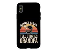 Smoke Meat Tell Stories Grandpa BBQ Grilling Case for iPhone X/XS