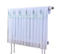 Smoke resistant fabric radiator cover offering dust protection and an all inclusive design to conceal heating units effectively (100 * 70cm A)