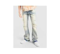Smoke Rise Stacked Flare Washed Jeans - Blue - Mens 34R