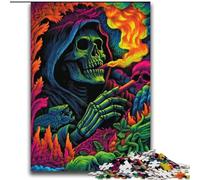 Smoke Skull 2000 Piece Jigsaw Puzzles, for Age 14+ Game Wall Decoration Unique Gifts for Birthday And Christmas (70x100cm)