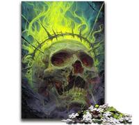 Smoke Skull Jigsaw Puzzles for Teenagers 2000 Jigsaws,Stress Reliever Difficult Challenge Deal As Gifts for The Whole Family (70X100cm)
