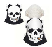 Smoke Skull S Pet Apparel for Small Dogs-Cute Summer Outfit for Puppy, Soft Breathable Pet Clothes for Cat