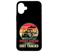 Smoke Stacks and Dirt Tracks Tractor Pulling Case for iPhone 16 Plus