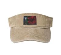 Smoke Style Flag of South Moluccas Sun Visor Hats for Women Men Sun Hat Sports Golf Caps Baseball Cap Natural