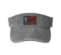 Smoke Style Flag of South Moluccas Sun Visor Hats for Women Men Sun Hat Sports Golf Caps Baseball Cap Gray