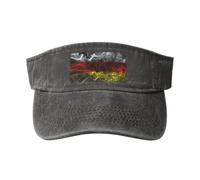 Smoke Style Flag of South Ossetia Sun Visor Hats for Women Men Sun Hat Sports Golf Caps Baseball Cap Deep Heather