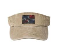 Smoke Style Flag of The Dominican Republic Sun Visor Hats for Women Men Sun Hat Sports Golf Caps Baseball Cap Natural
