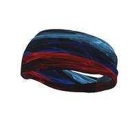 Smoke Style Flag of The Luhansk People's Republic Headbands Men Women Non Slip Wicking Sports Sweatband for Gym Basketball Yoga Hairbands
