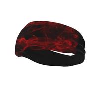Smoke Style Flag of The Russian Soviet Federative Socialist Republic Headbands Men Women Non Slip Wicking Sports Sweatband for Gym Basketball Yoga Hairbands