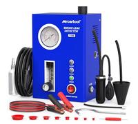 Smoke Tester for Car,Automotive Smoke Machine Leak Detector with Pressure Gauge & Flow Meter,Built-in Air Pump EVAP Vacuum Pipeline Fuel Leakage Detector Smoke for 12V DC Car, Motorcycle, Boat