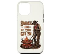 Smoke Them If You Got Them Skeleton Cowboy Western BBQ Grill Case for iPhone 12 mini