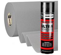 Smoke Van Lining Carpet 4 Way Stretch Camper Conversion Trim - 7 Metre x 2 Metre Includes Glue