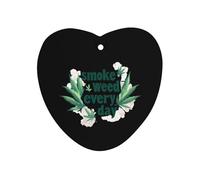 Smoke Weeds Every Day Car Air Freshener Aromatherapy Tablets Hanging Scented Cards for Rooms Bathrooms Wardrobe Love form