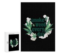 Smoke Weeds Every Day Wood Puzzles for Adults And Family Vertical Version Game Interesting Creative Gift Wooden Jigsaw Puzzle