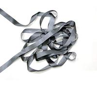 Smoked Grey 10mm Satin Ribbon Double Sided Berisfords 3501 (1 Meter)