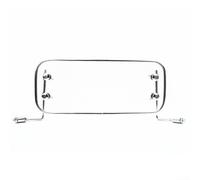 Smoked Motorcycle Windscreen ABS Plastic Reusable(Long transparent)