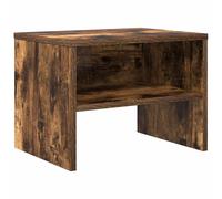 (smoked oak, 1 pcs) vidaXL Bedside Cabinet Home Telephone Nightstand Bed Table Engineered Wood