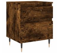 (smoked oak, 1 pcs) vidaXL Bedside Cabinets Nightstand Side Table Bed Cabinet Engineered Wood