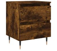 (smoked oak, 1 pcs) vidaXL Bedside Cabinets Side Table Bedstand 2 pcs Grey Sonoma Engineered Wood