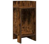 (smoked oak, 1 pcs) vidaXL Side Tables with Shelf Hallway Tea End Table Centre Accent Sofa Table