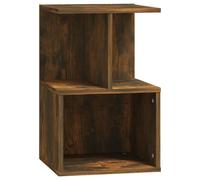(smoked oak, 1) vidaXL 1/2x Bedside Cabinet Chipboard Home Telephone Stand Set Multi Colours
