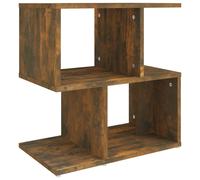 (smoked oak, 1) vidaXL 1/2x Bedside Cabinet Chipboard Home Telephone Stand Set Multi Colours